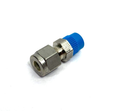 Swagelok SS-400-1-2 Straight Connector Fitting 1/4'' Tube OD, 1/8'' MNPT