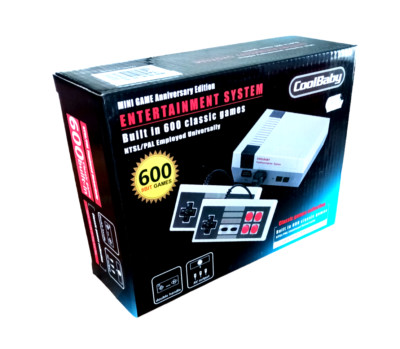 Cool Baby Gaming Console 600 Buit-In 8bit Classic Games NEW Sealed
