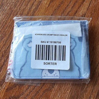 LOUNGEFLY Care Bears ID Card Holder Wallet - Grumpy Bear RARE | eBay
