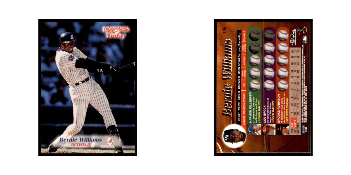 メジャーリーグ　カード　Barnie Willrams Bernie Williams Baseball Trading Cards for sale | eBay