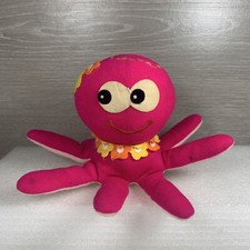 Vintage 1975 Dakin Dream Pets Plush Octopus Hot Pink 5  Tall