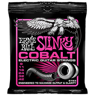 Струны для электрогитары Ernie Ball 2723 Cobalt Super Slinky 9-42