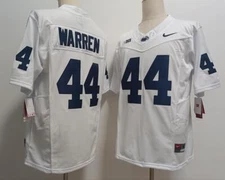 Tyler Warren Penn State Men Jersey - All Stitched White