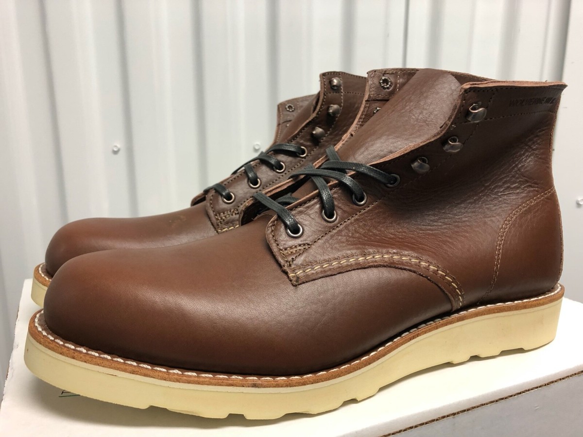 Wolverine 1000 Mile Wedge Plain Toe Boots Horween Leather Brown