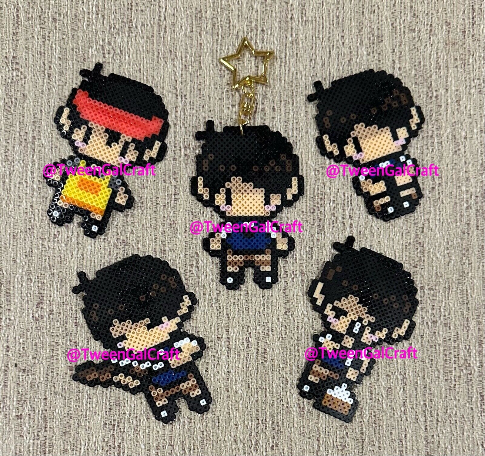 Omori Headspace Game-Accurate Hero Sprite Perler Bead Pattern, Bead Sprites