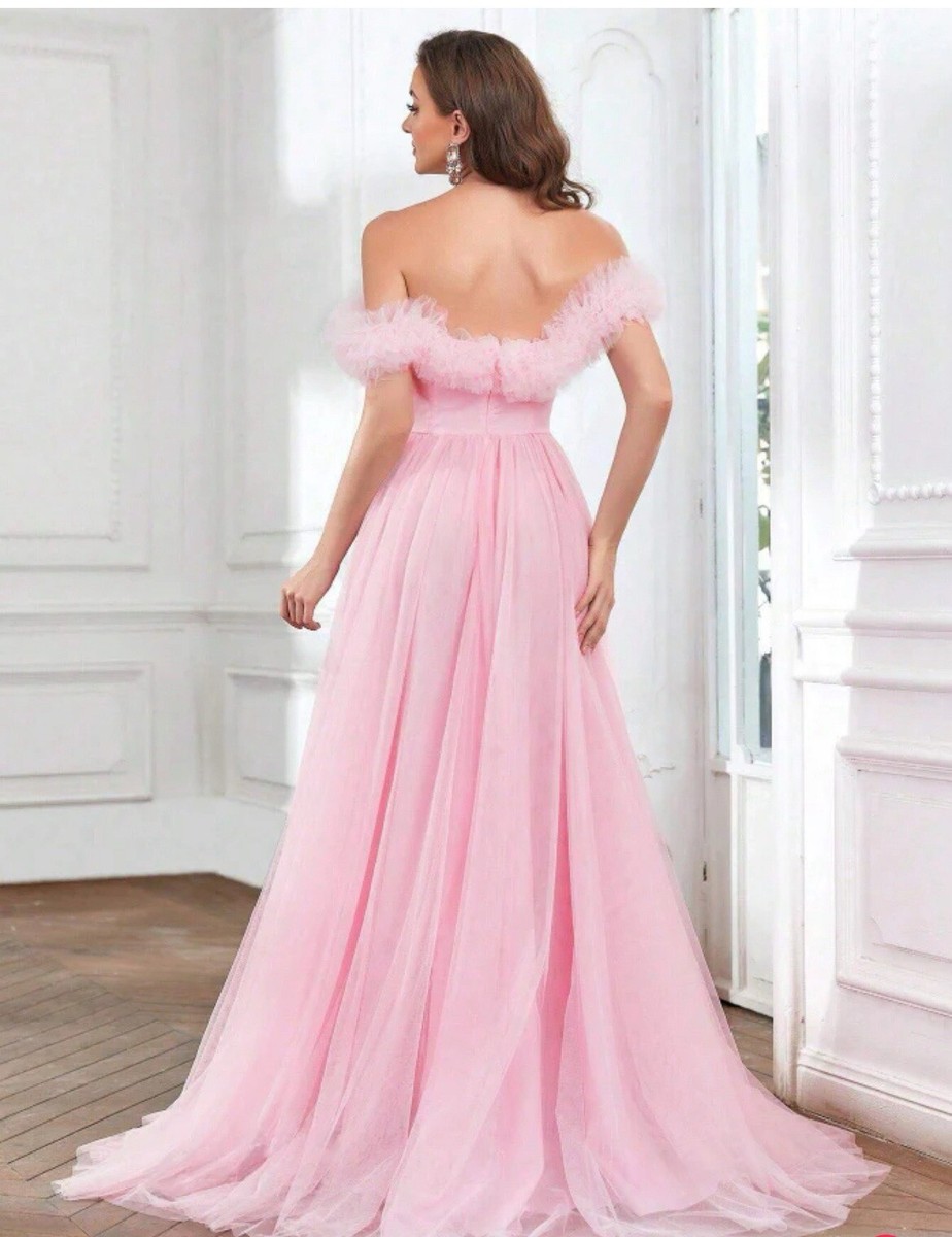 【レア商品】é tulle frill long tee (pink) レア商品】é tulle frill long tee (pink) レア商品】é tulle frill