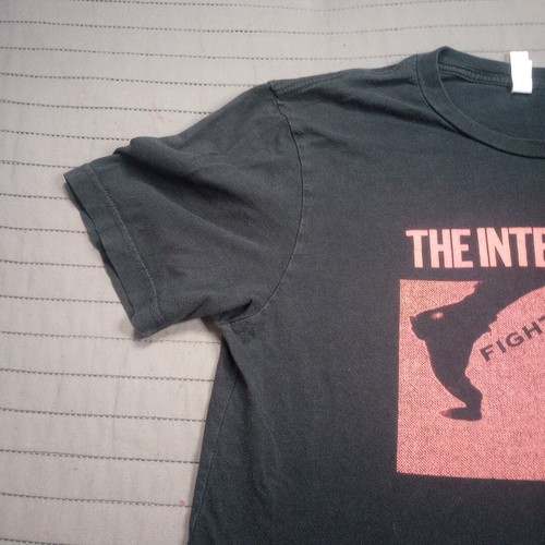 The Interrupters Band T Shirt Mens Large Short Sleeve Used Faded Black - Picture 3 of 9