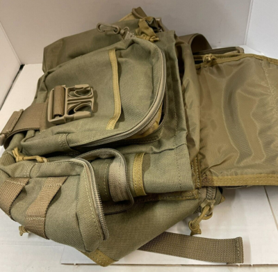 Maxpedition Legacy Pouch - Tasca 12 Pezzi, Colore Khaki - Nuova Con Etichette