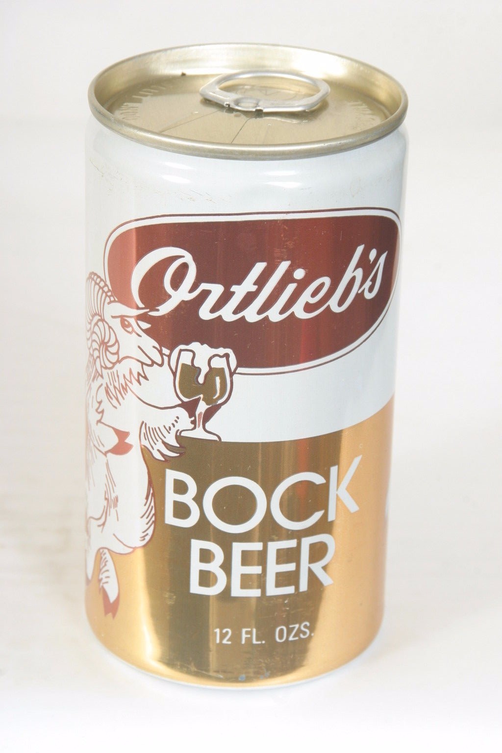Ortlieb's Bock Beer Can - 12oz Pull Tab