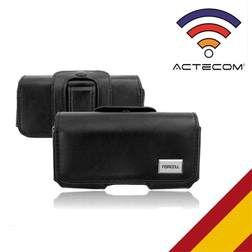 FUNDA CINTURON SAMSUNG S6 S6 EDGE FORCELL NEGRA PROTECTOR HORIZONTAL | eBay