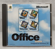 Microsoft Office Standard Designed for Windows 95 with CD KEY 021-056-002 USED