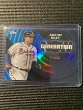 Austin Riley Generation NOW Insert Blue Variant GN-35 2022 Topps Series 2