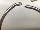 Thick, Flexible, Sterling Silver .925, Snake necklace, 16” — photo 4