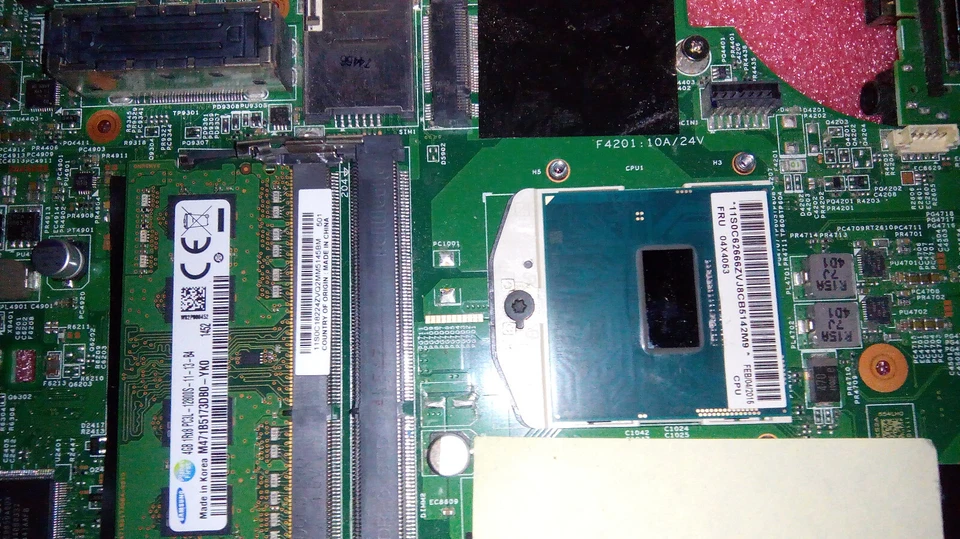 IBM THINKPAD L540 i3 4GB RAM disassembled into functional parts incomplete - Image 2 of 2
