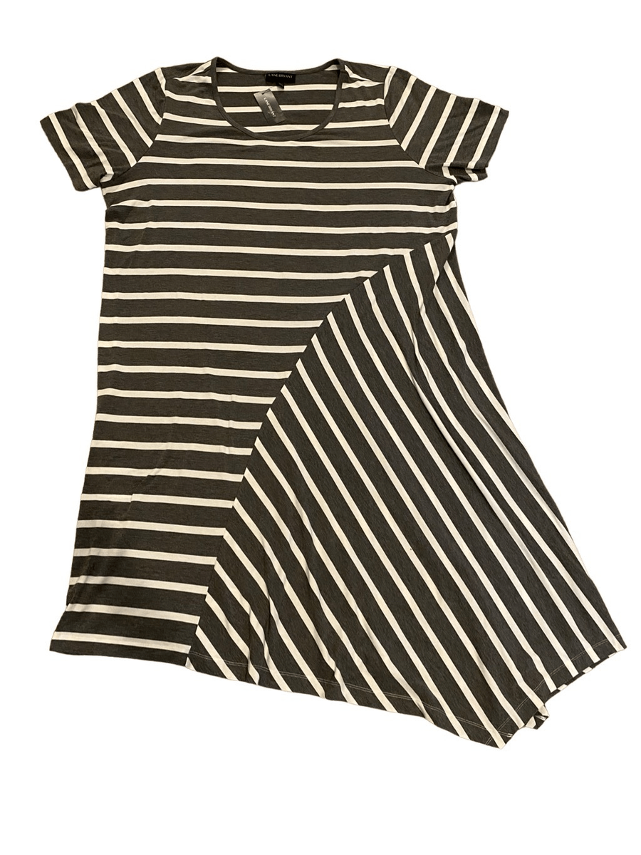 lane bryant t shirt dress CREWNECK EASY SWING TSHIRT DRESS 11