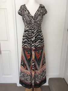 floaty animal print dress