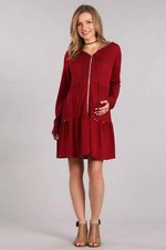 Nursing Hoodie Breastfeeding Maternity Long Body 2 in1 Pregnancy