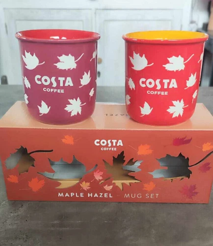 New Costa Coffee Maple Hazel Mug Set