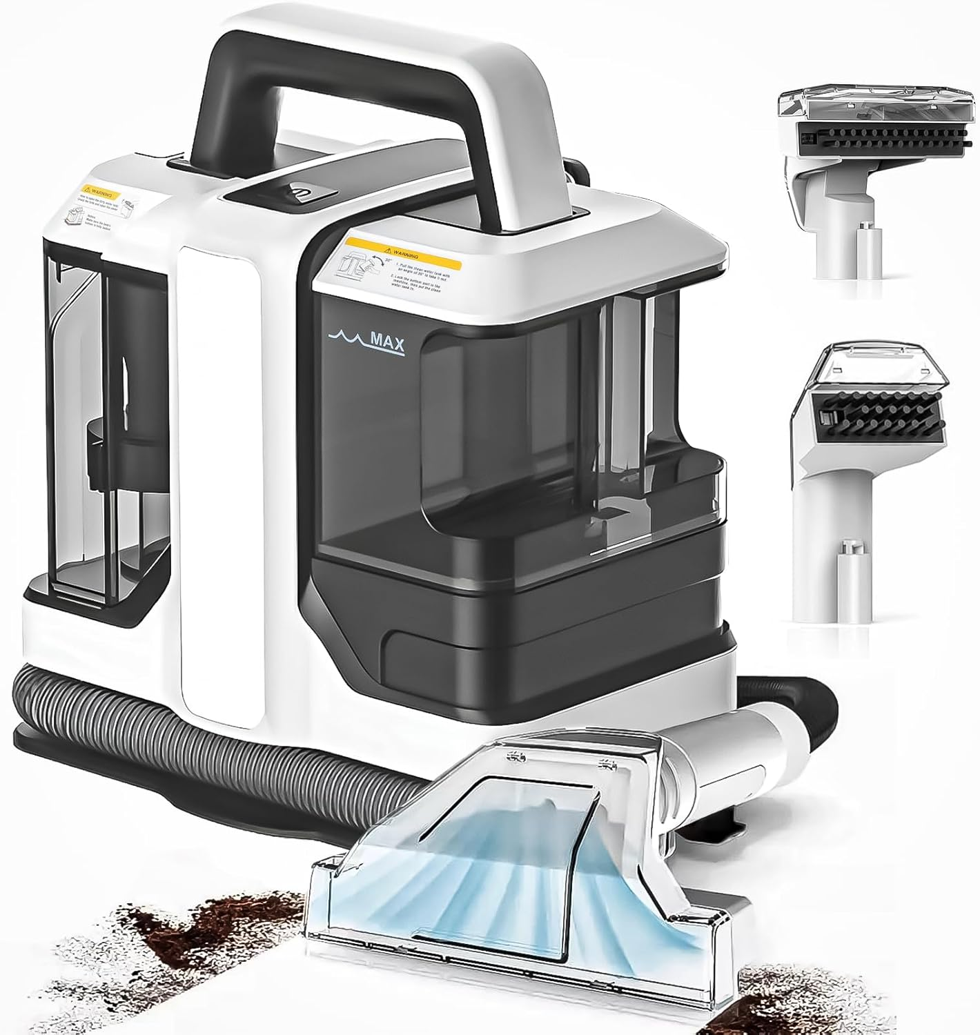 Portable Dual Tank Carpet and Upholstery Cleaner Machine for Deep Cleaning-image