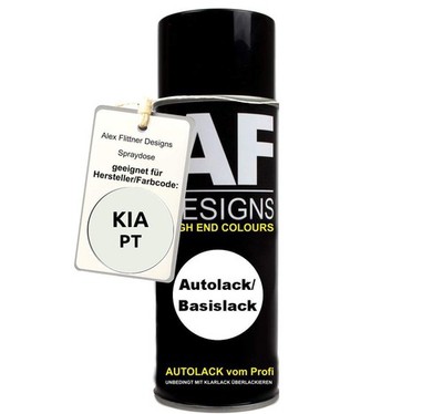 Für KIA PT Papyrus White Spraydose Basislack Sprühdose 400ml