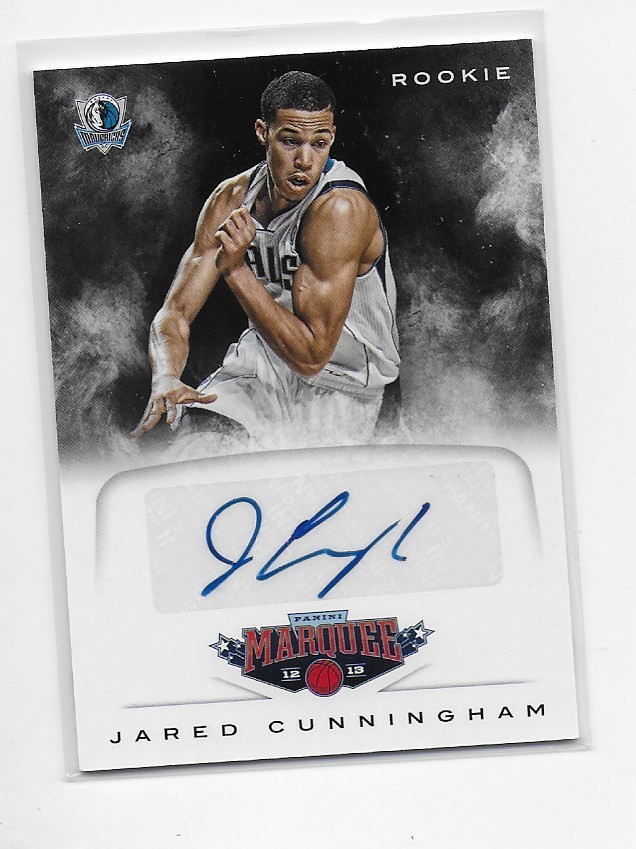2012-13 Panini Marquee Rookie Signatures Jared Cunningham #84 Auto