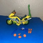 TMNT Ninja Turtles Vehicle Channel 6 News Cycle Vintage Almost Complete