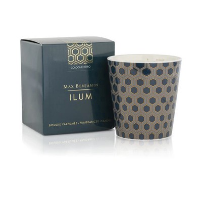 House of ILUM Cologne Retro Luxury 3-Wick Scented Candle in Decorative Vase 715g