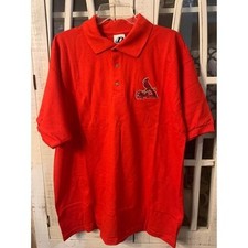 New without Tags Dynasty Mens Polo Shirt, Size Large St. Louis Cardinals (bin i)