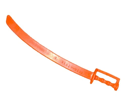 1983 MOTU He-Man Jitsu Figure Orange Sword Weapon Accessory Vintage