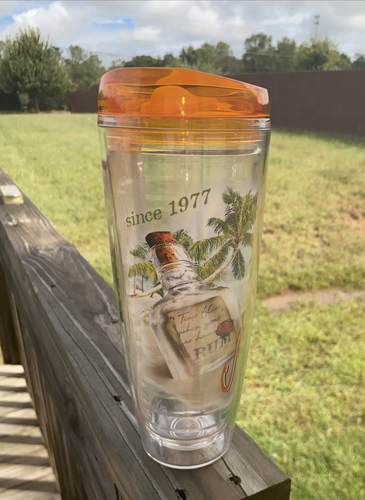 Margaritaville Jimmy Buffet Becher Rum Flasche am Strand Reise Tasse 26 Unzen - EUC - Bild 4 von 8