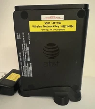 AT&T Motorola NVG510 4-Port Modem & WiFi Router for DSL with Power Adapter