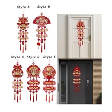 Chiński wieszak noworoczny ozdoba, dekoracja księżycowego nowego roku, zawieszka błogosławieństwa