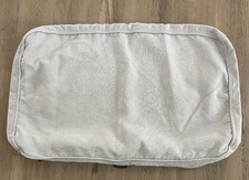 Lovesac Standard Back Pillow Cushion Cover Sky Grey Corded Velvet HE4802 35x23