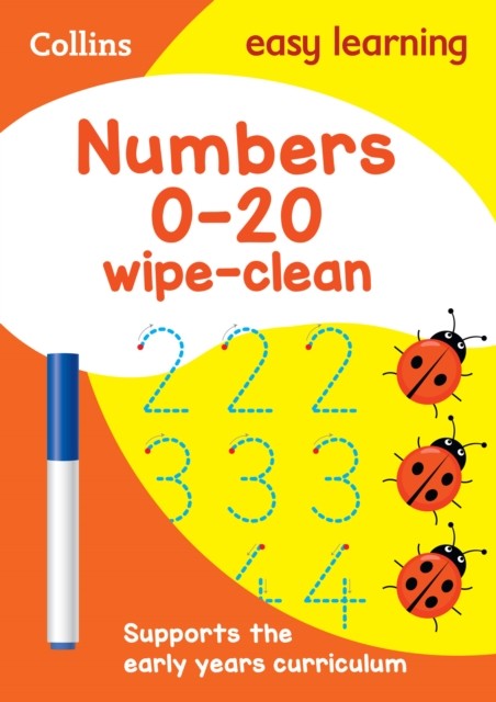 Numbers 0-20 Age 3-5 Wipe Clean Activity