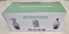 New WiFi Panorama Light Bulb Security Camera 360  HD Wireless Smart Home Cam