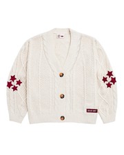 Taylor Swift Red Stars Cardigan Taylor's Version Cable Knit Size YS/YM NEW
