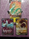 Lot 3 Cartes Pokémon FA Majaspic V/Moufflair V/ Kyurem V - 170-180/195   174/196