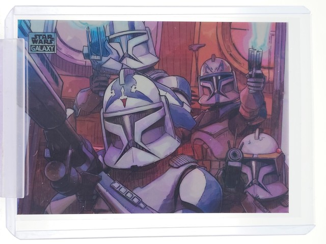SURPRISE CLANKERS 2025 TOPPS STAR WARS GALAXY #87 PRISM REFRACTOR /75 Q2277