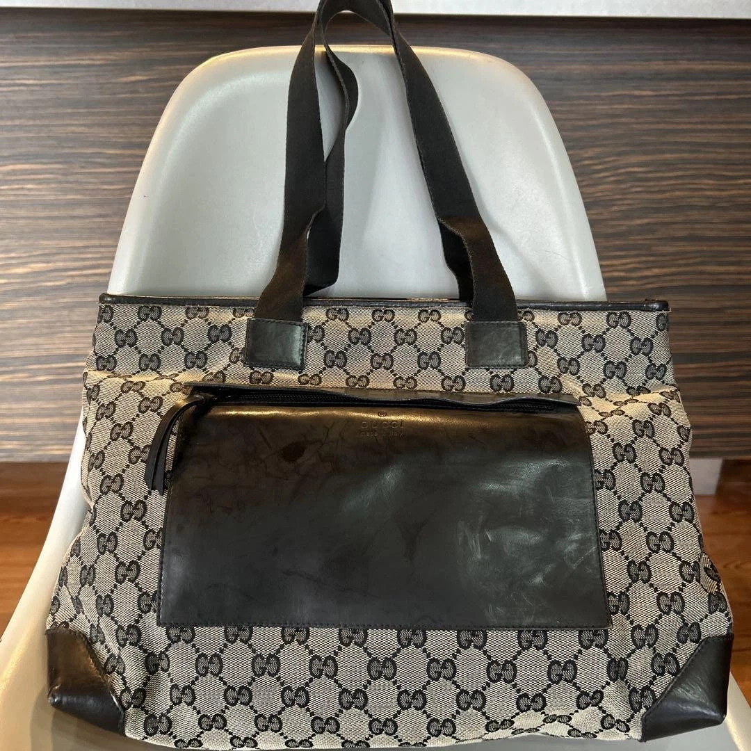 Sac bandoulière Gucci gris et noir #PG72PE