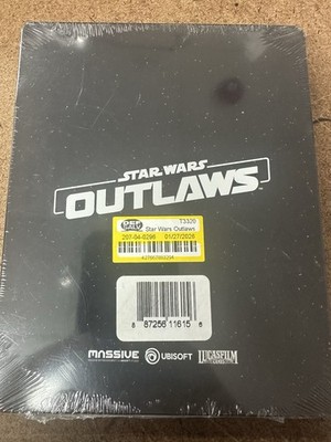 Star Wars Outlaws PS5 & Xbox Official SteelBook Case [NO GAME] (2024, Ubisoft)