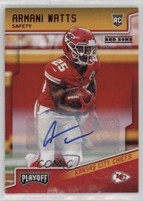2018 Panini Playoff Rookies Red Zone Auto Armani Watts #274 Auto 0q3
