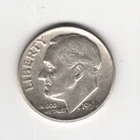 1954 P DIME 90% SILVER 10 CENTS PHILADELPHIA 10¢ UNITED STATES OF AMERICA USA