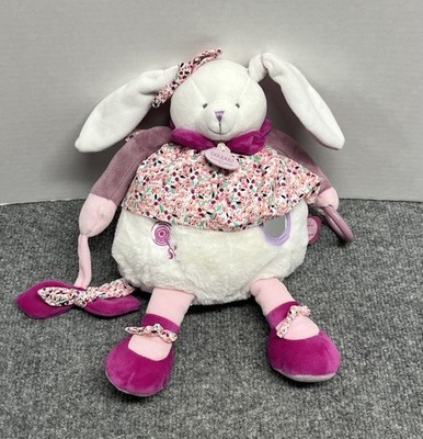 Doudou et Compagnie Plush Bunny Rabbit Lovey 10'' Stuffed Animal