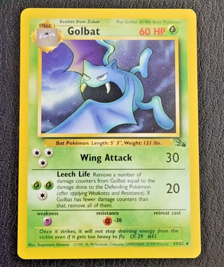 Golbat 34/62 Fossil for sale | eBay