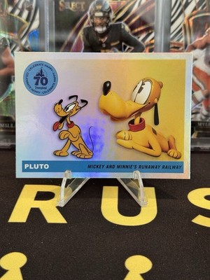 Disneyland Topps 70th Anniversary Pluto Foil Card Icons #T55-12