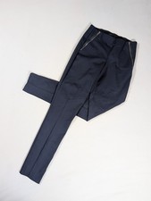 Theory Keil Pants Optimal Black Slim Zipper Luxe Size 0 Skinny Leg Pull Legging