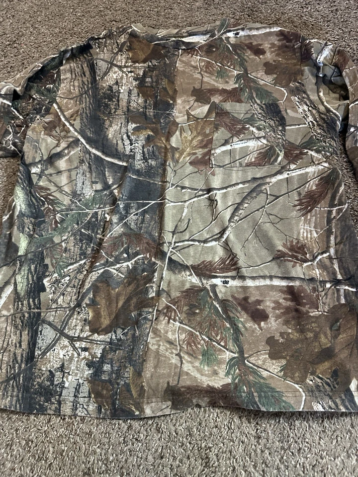 Vtg Liberty Hunting RealTree Camo Men's Shirt Size 2XL 100% Cotton - Image 3 of 4