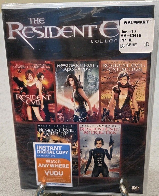 Resident Evil Collection DVD 2016 Sony ss Afterlife Apocalypse Extinction etc