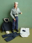 Vintage Gi Joe Sailor w/ two uniforms, SP, Shore Patrol Pistol / Holster / Belt