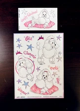 Suzy's Zoo Poodle Stickers